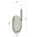 Myhouse Lighting Progress Lighting - P710153-009 - One Light Wall Sconce - Reines - Brushed Nickel