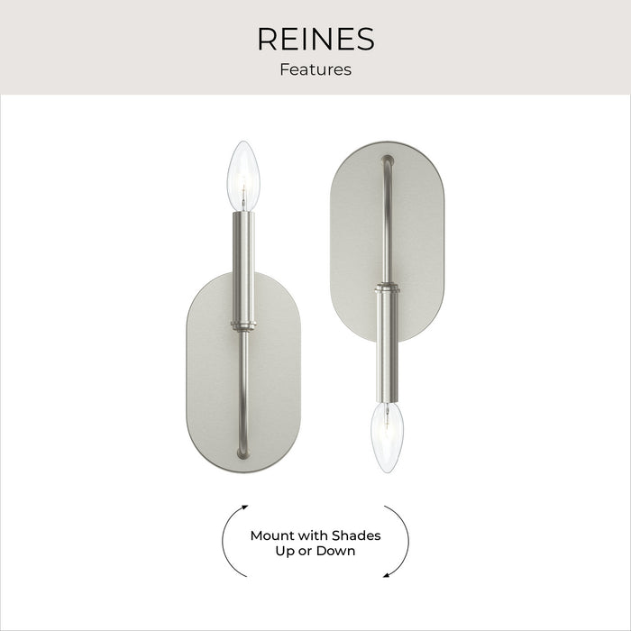 Myhouse Lighting Progress Lighting - P710153-009 - One Light Wall Sconce - Reines - Brushed Nickel