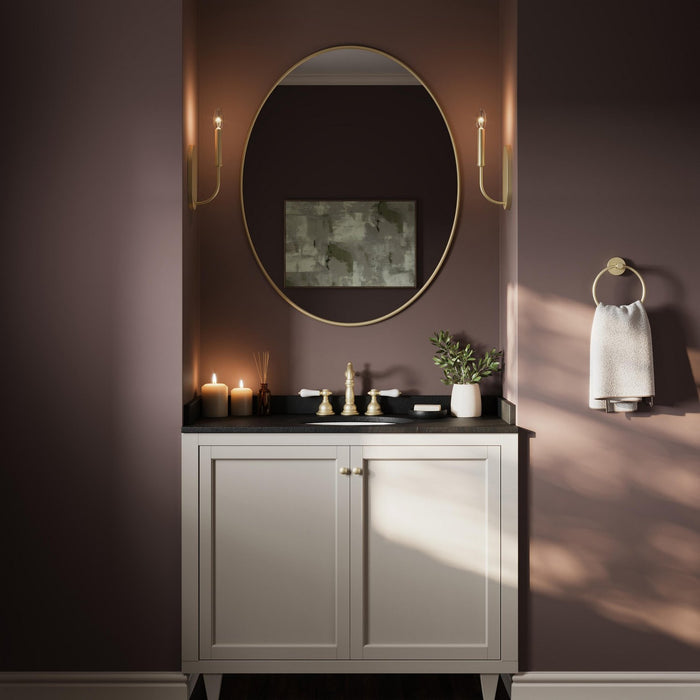Myhouse Lighting Progress Lighting - P710153-191 - One Light Wall Sconce - Reines - Brushed Gold