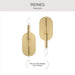 Myhouse Lighting Progress Lighting - P710153-191 - One Light Wall Sconce - Reines - Brushed Gold