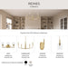 Myhouse Lighting Progress Lighting - P710153-191 - One Light Wall Sconce - Reines - Brushed Gold