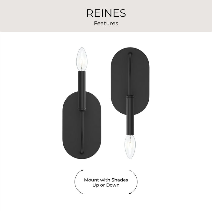 Myhouse Lighting Progress Lighting - P710153-31M - One Light Wall Sconce - Reines - Matte Black