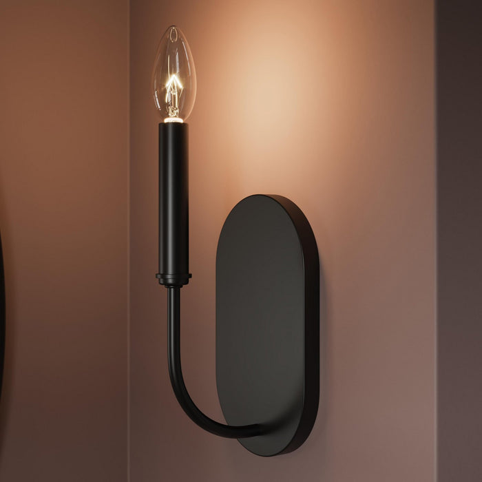 Myhouse Lighting Progress Lighting - P710153-31M - One Light Wall Sconce - Reines - Matte Black
