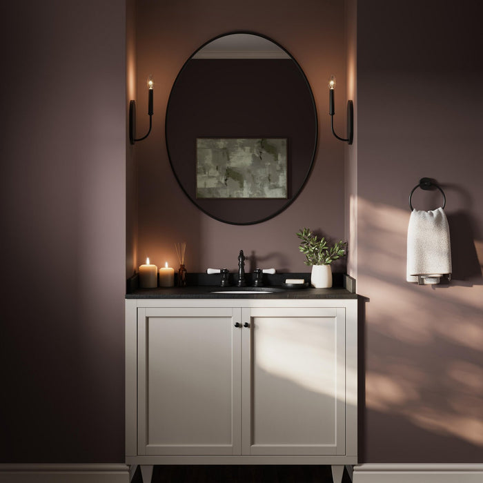 Myhouse Lighting Progress Lighting - P710153-31M - One Light Wall Sconce - Reines - Matte Black
