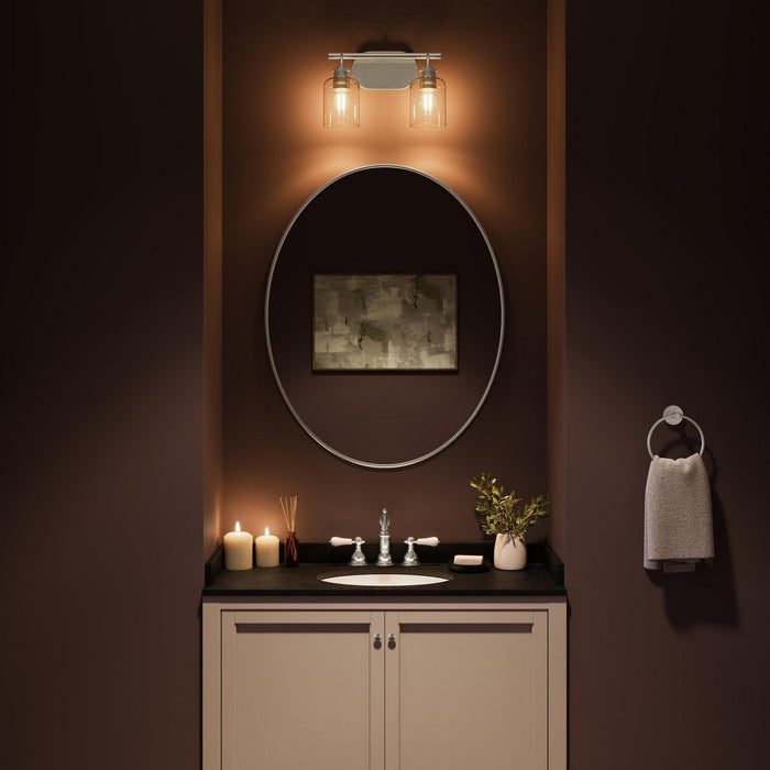 Myhouse Lighting Progress Lighting - P300566-009 - Two Light Bath Vanity - Reines - Brushed Nickel