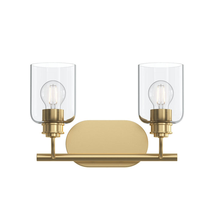 Myhouse Lighting Progress Lighting - P300566-191 - Two Light Bath Vanity - Reines - Brushed Gold