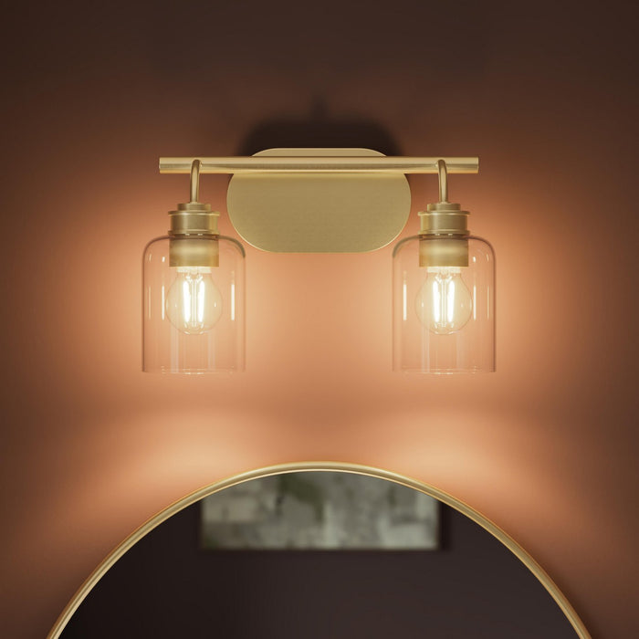 Myhouse Lighting Progress Lighting - P300566-191 - Two Light Bath Vanity - Reines - Brushed Gold