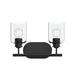 Myhouse Lighting Progress Lighting - P300566-31M - Two Light Bath Vanity - Reines - Matte Black