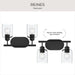 Myhouse Lighting Progress Lighting - P300566-31M - Two Light Bath Vanity - Reines - Matte Black