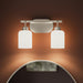 Myhouse Lighting Progress Lighting - P300578-009 - Two Light Bath Vanity - Reines - Brushed Nickel