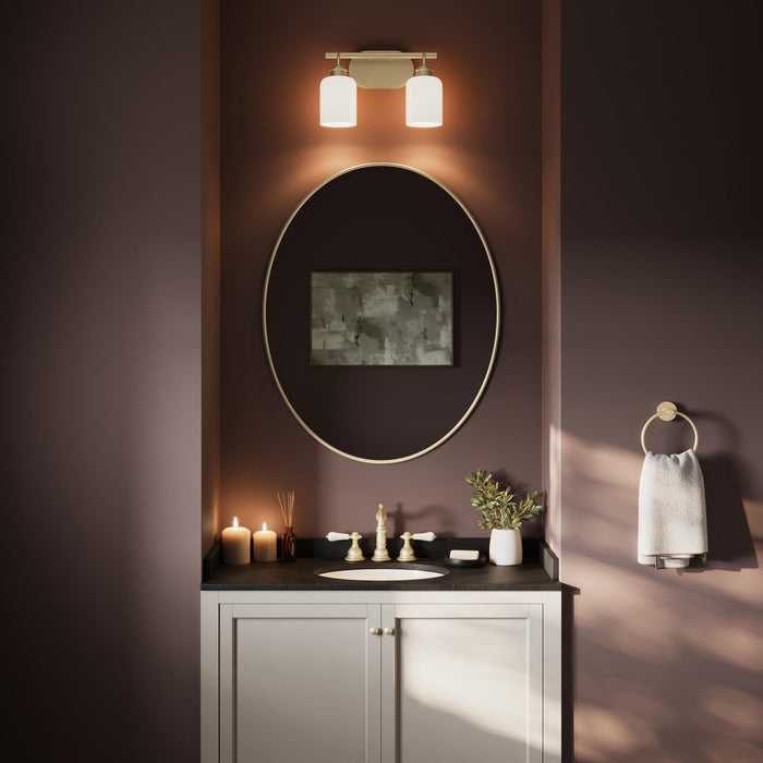 Myhouse Lighting Progress Lighting - P300578-191 - Two Light Bath Vanity - Reines - Brushed Gold