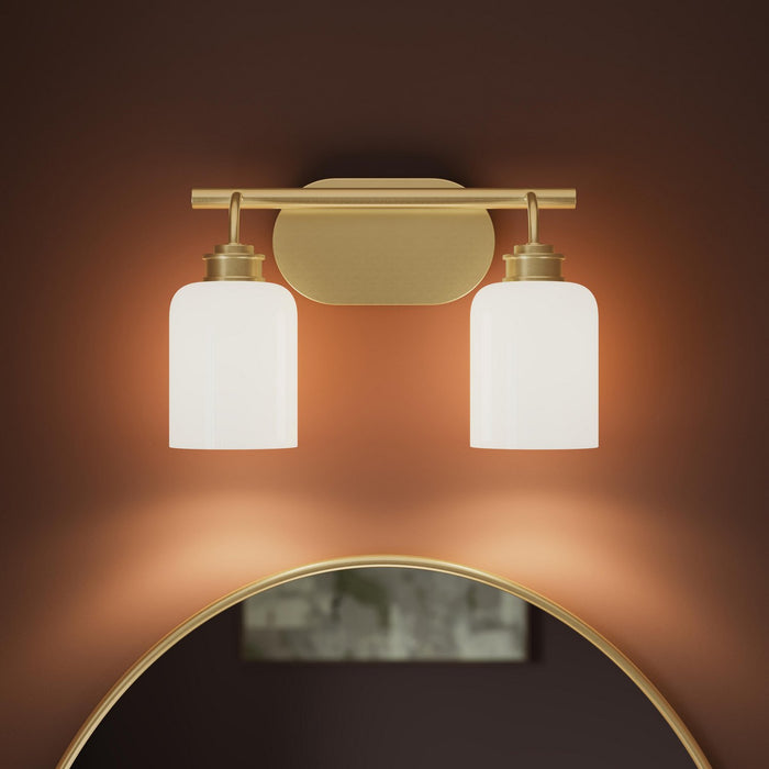 Myhouse Lighting Progress Lighting - P300578-191 - Two Light Bath Vanity - Reines - Brushed Gold