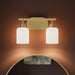 Myhouse Lighting Progress Lighting - P300578-191 - Two Light Bath Vanity - Reines - Brushed Gold