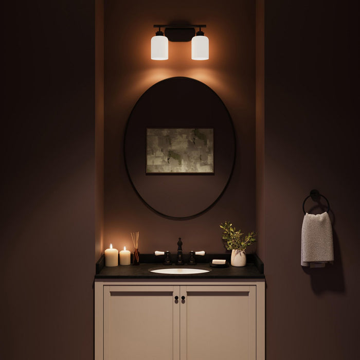 Myhouse Lighting Progress Lighting - P300578-31M - Two Light Bath Vanity - Reines - Matte Black