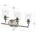 Myhouse Lighting Progress Lighting - P300567-009 - Three Light Bath Vanity - Reines - Brushed Nickel
