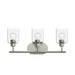 Myhouse Lighting Progress Lighting - P300567-009 - Three Light Bath Vanity - Reines - Brushed Nickel
