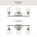 Myhouse Lighting Progress Lighting - P300567-009 - Three Light Bath Vanity - Reines - Brushed Nickel