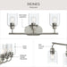 Myhouse Lighting Progress Lighting - P300567-009 - Three Light Bath Vanity - Reines - Brushed Nickel