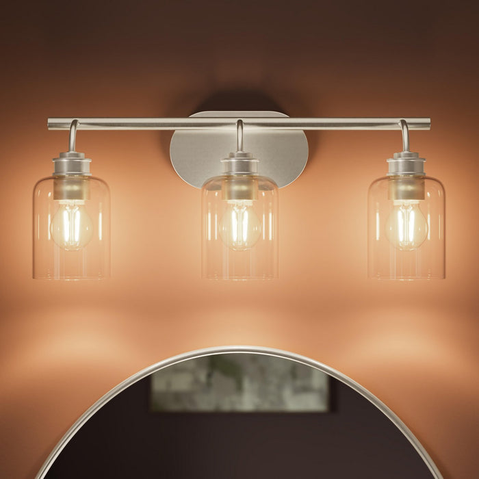 Myhouse Lighting Progress Lighting - P300567-009 - Three Light Bath Vanity - Reines - Brushed Nickel