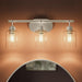 Myhouse Lighting Progress Lighting - P300567-009 - Three Light Bath Vanity - Reines - Brushed Nickel
