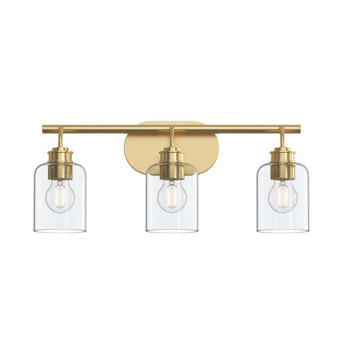 Myhouse Lighting Progress Lighting - P300567-191 - Three Light Bath Vanity - Reines - Brushed Gold