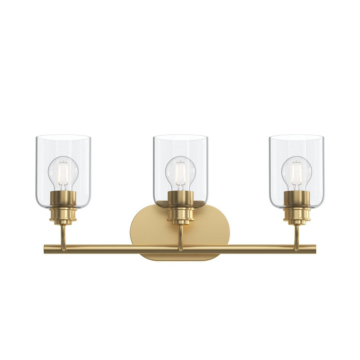 Myhouse Lighting Progress Lighting - P300567-191 - Three Light Bath Vanity - Reines - Brushed Gold