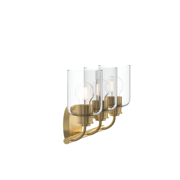 Myhouse Lighting Progress Lighting - P300567-191 - Three Light Bath Vanity - Reines - Brushed Gold