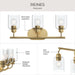 Myhouse Lighting Progress Lighting - P300567-191 - Three Light Bath Vanity - Reines - Brushed Gold