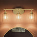 Myhouse Lighting Progress Lighting - P300567-191 - Three Light Bath Vanity - Reines - Brushed Gold