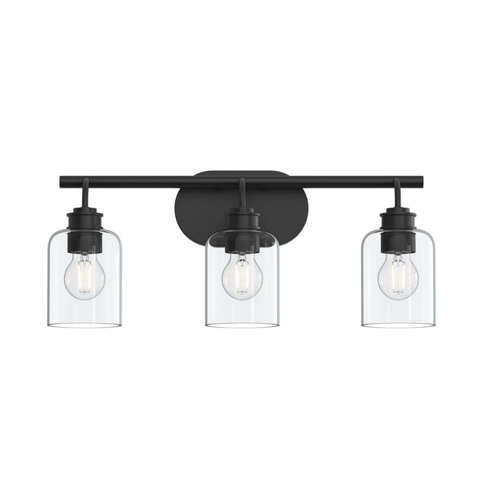Myhouse Lighting Progress Lighting - P300567-31M - Three Light Bath Vanity - Reines - Matte Black