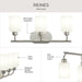 Myhouse Lighting Progress Lighting - P300579-009 - Three Light Bath Vanity - Reines - Brushed Nickel