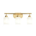 Myhouse Lighting Progress Lighting - P300579-191 - Three Light Bath Vanity - Reines - Brushed Gold
