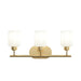 Myhouse Lighting Progress Lighting - P300579-191 - Three Light Bath Vanity - Reines - Brushed Gold