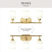 Myhouse Lighting Progress Lighting - P300579-191 - Three Light Bath Vanity - Reines - Brushed Gold