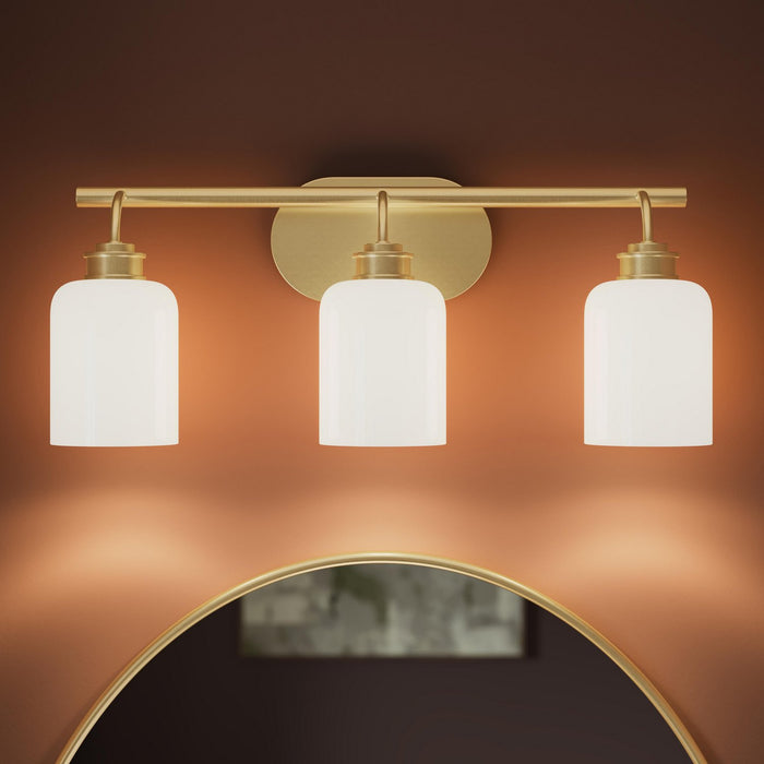 Myhouse Lighting Progress Lighting - P300579-191 - Three Light Bath Vanity - Reines - Brushed Gold