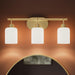 Myhouse Lighting Progress Lighting - P300579-191 - Three Light Bath Vanity - Reines - Brushed Gold