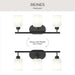Myhouse Lighting Progress Lighting - P300579-31M - Three Light Bath Vanity - Reines - Matte Black