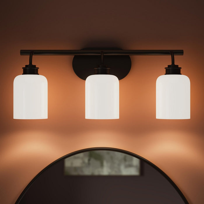 Myhouse Lighting Progress Lighting - P300579-31M - Three Light Bath Vanity - Reines - Matte Black