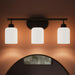 Myhouse Lighting Progress Lighting - P300579-31M - Three Light Bath Vanity - Reines - Matte Black