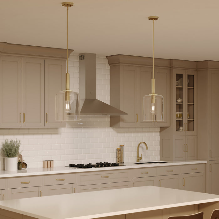 Myhouse Lighting Progress Lighting - P500509-191 - One Light Pendant - Reines - Brushed Gold