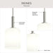 Myhouse Lighting Progress Lighting - P500516-009 - One Light Pendant - Reines - Brushed Nickel