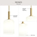 Myhouse Lighting Progress Lighting - P500516-191 - One Light Pendant - Reines - Brushed Gold