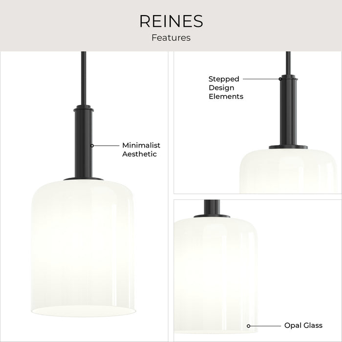 Myhouse Lighting Progress Lighting - P500516-31M - One Light Pendant - Reines - Matte Black