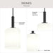 Myhouse Lighting Progress Lighting - P500516-31M - One Light Pendant - Reines - Matte Black