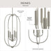 Myhouse Lighting Progress Lighting - P500510-009 - Four Light Foyer Pendant - Reines - Brushed Nickel