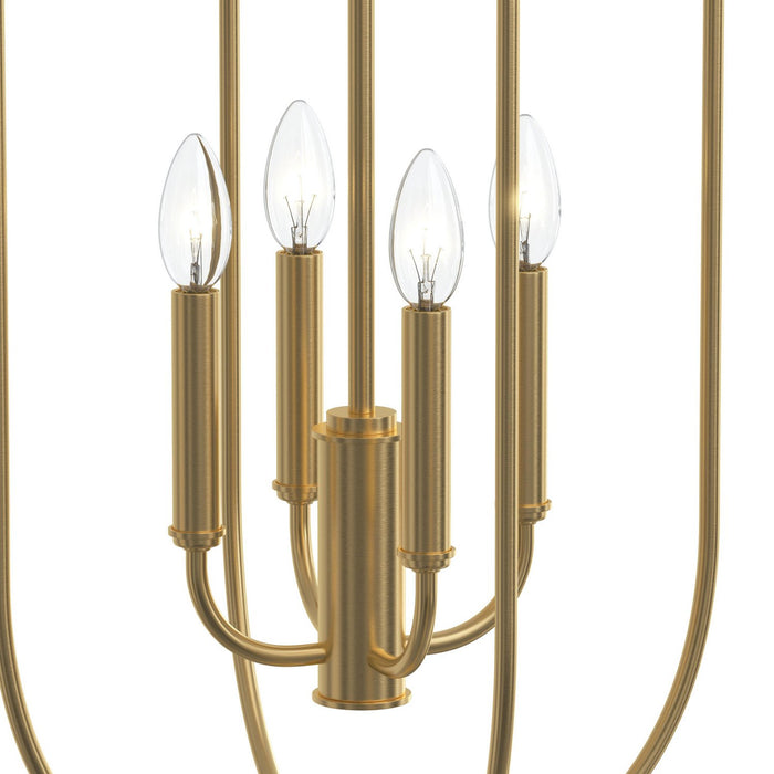 Myhouse Lighting Progress Lighting - P500510-191 - Four Light Foyer Pendant - Reines - Brushed Gold
