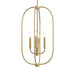 Myhouse Lighting Progress Lighting - P500510-191 - Four Light Foyer Pendant - Reines - Brushed Gold