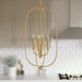 Myhouse Lighting Progress Lighting - P500510-191 - Four Light Foyer Pendant - Reines - Brushed Gold