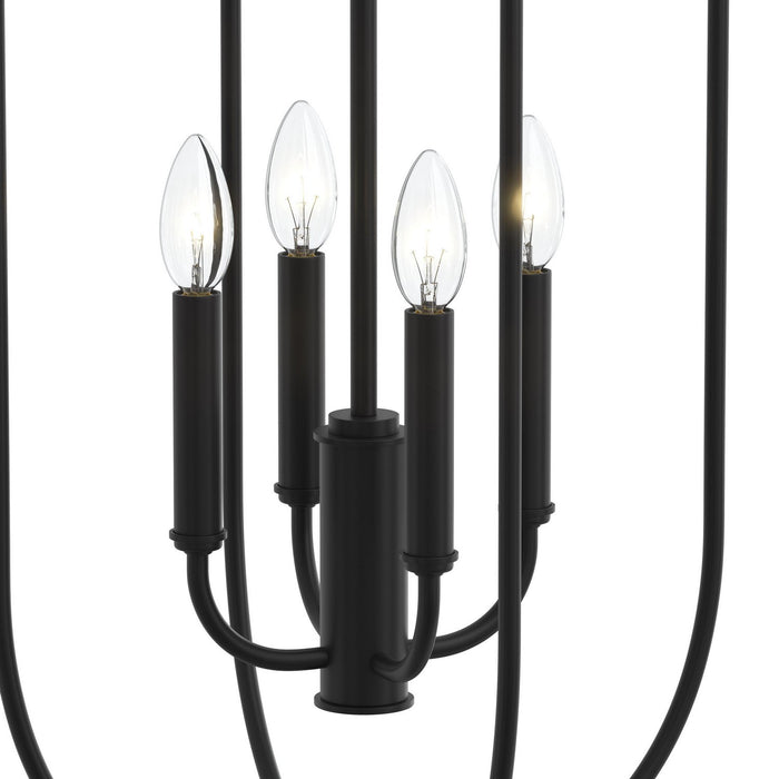 Myhouse Lighting Progress Lighting - P500510-31M - Four Light Foyer Pendant - Reines - Matte Black