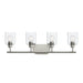 Myhouse Lighting Progress Lighting - P300568-009 - Four Light Bath Vanity - Reines - Brushed Nickel